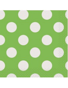 Guardanapos Verde Lima Bolas